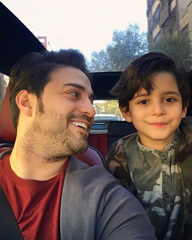 بابک جهانبخش و پسرش آرتا