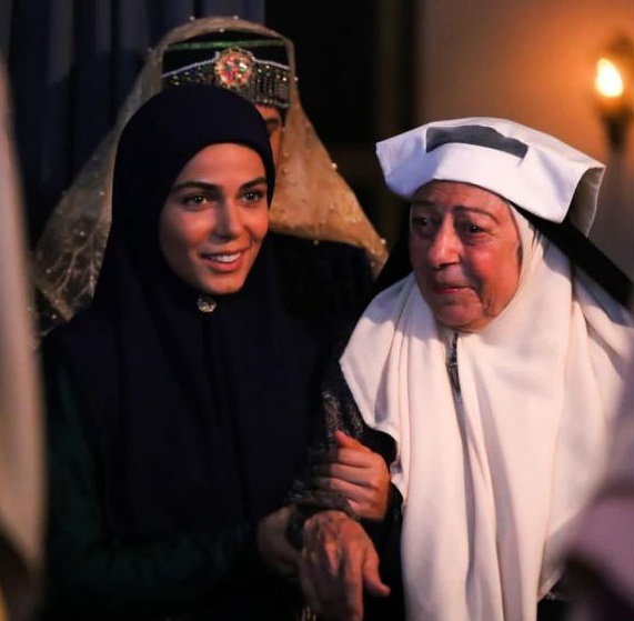 ثریا قاسمی در سکانس بازیگری