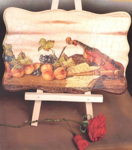 ترک روی چوب