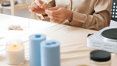 راهنمای کامل ساخت شمع با قالب سیلیکونی