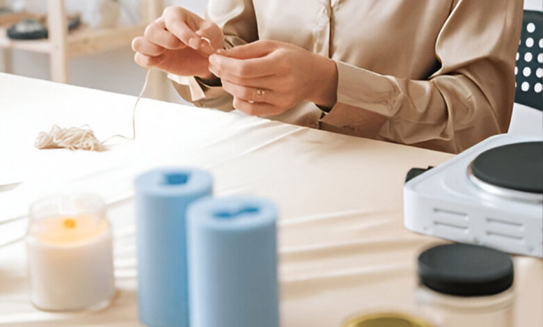 راهنمای کامل ساخت شمع با قالب سیلیکونی