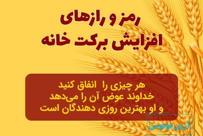 چه چیزهایی برکت خانه را زیاد می کند
