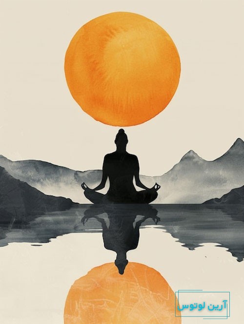 نقاشی مینیمال مراقبه