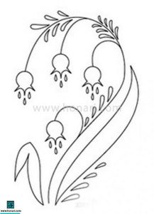 طرح گل شیپوری