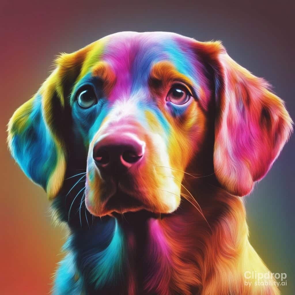  دید رنگی سگ‌