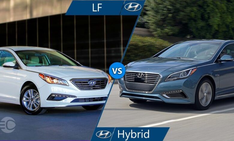 مقایسه هیوندای سوناتای هیبرید و هیوندای سوناتا
