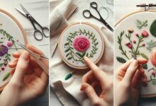 ابزارهای ضروری برای گلدوزی دستی