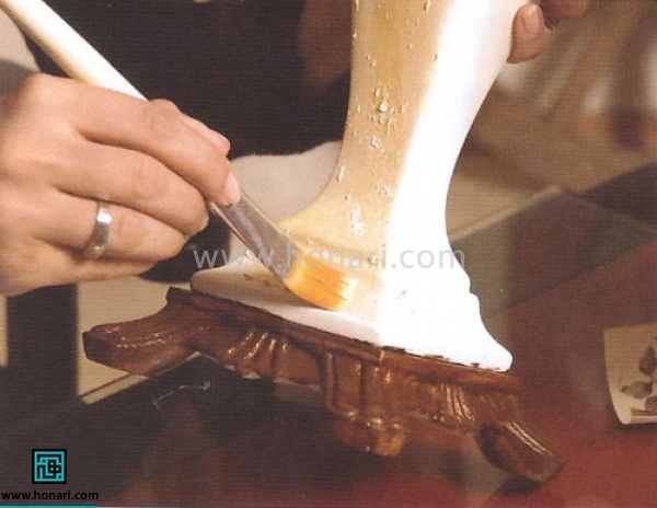 درست کردن جا شمعی ماربل 