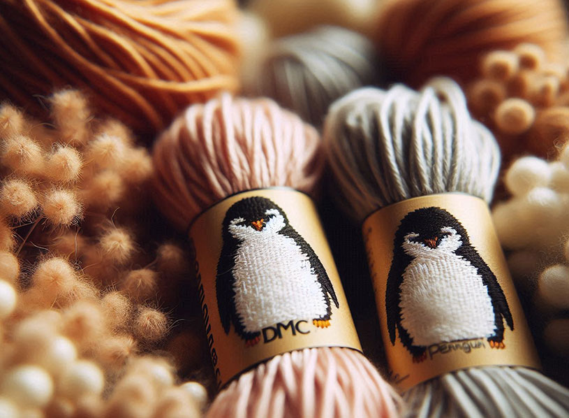 تفاوت‌های جزئی در بافت نخ‌ها