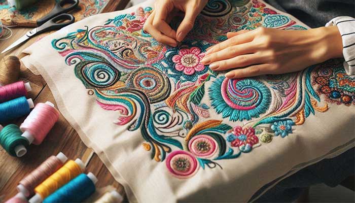 چطور پشت کار گلدوزی خود را به درستی ببندیم؟