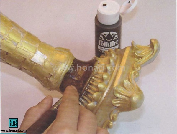  تزئین کار با خورده شیشه