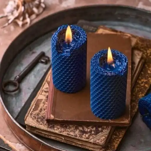 شمع با موم عسل