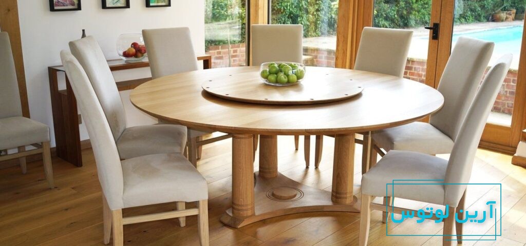 میز دایره ناهار خوری