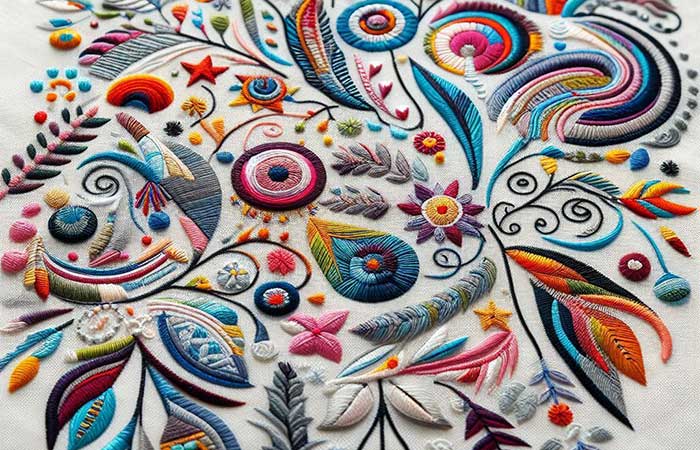 بهترین پارچه‌ها برای گلدوزی