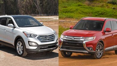 مقایسه میتسوبیشی اوتلندر و هیوندای سانتافه 2018