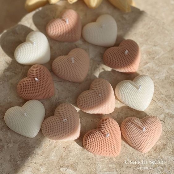 شمع فانتزی طرح قلب