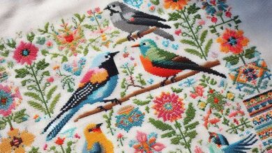 آموزش شماره دوزی رومیزی