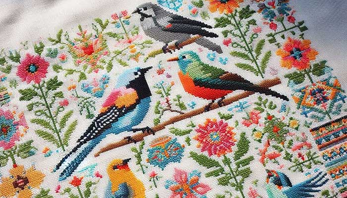 آموزش شماره دوزی رومیزی