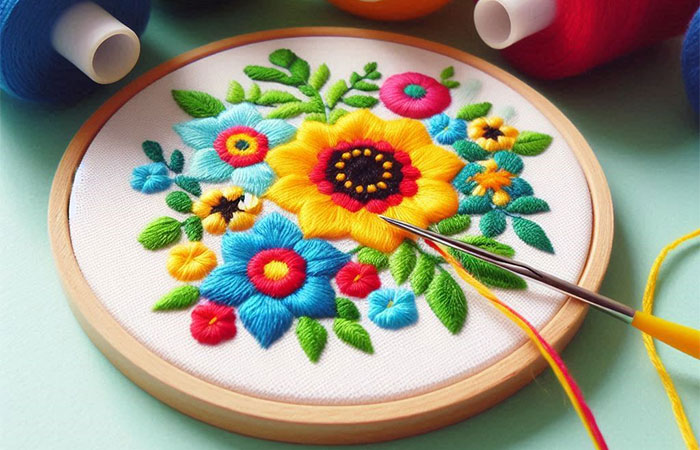 نخ مخصوص گلدوزی برزیلی