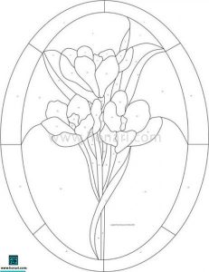 طرح گل زعفران