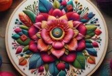 دوخت خشتی در گلدوزی: راهنمای کامل آموزش و اجرا