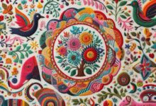 بهترین پارچه گلدوزی