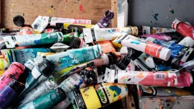 تفاوت رنگ اکریلیک با رنگ پارچه