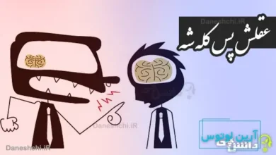 عقلش پس کله شه