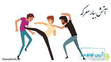 معنی آتش بیار معركه