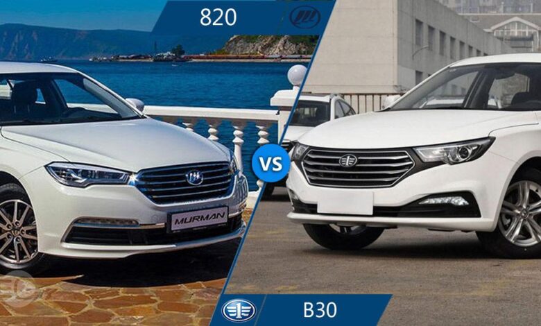 مقایسه لیفان 820 و بسترن B30