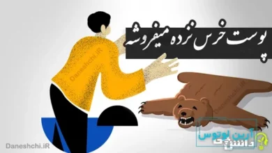 پوست خرس نزده میفروشه