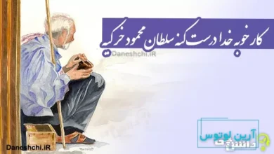 کار خوبه خدا درست کنه سلطان محمود خر کیه
