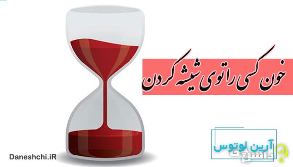 ضرب المثل خون کسی را توی شیشه کردن