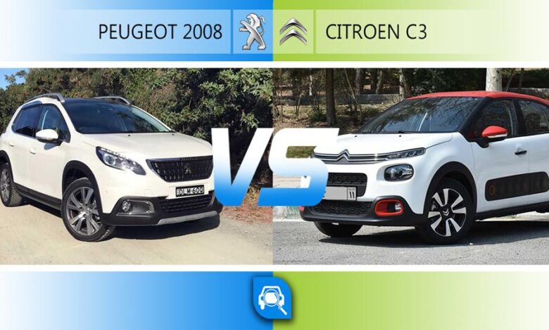 مقایسه پژو 2008 و سیتروئن C3