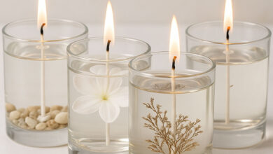 شمع سازی با پارافین مایع