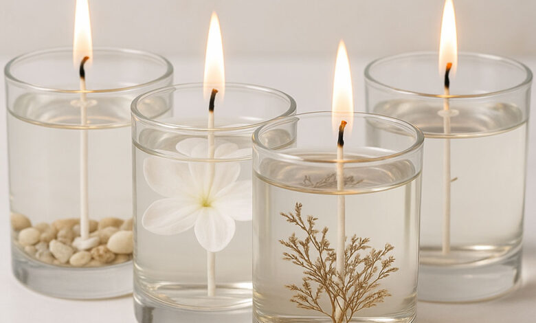 شمع سازی با پارافین مایع