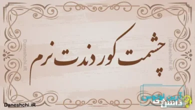 چشمت کور دندت نرم