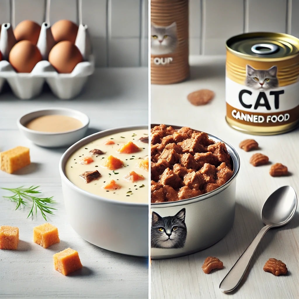تفاوت سوپ و کنسرو گربه