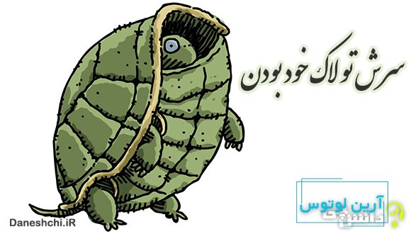 سرش تو لاک خود بودن