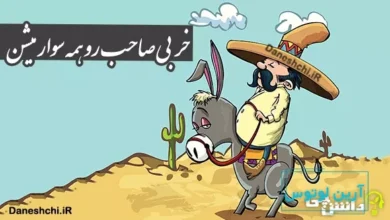 ضرب المثل خر بی صاحب رو همه سوار میشن