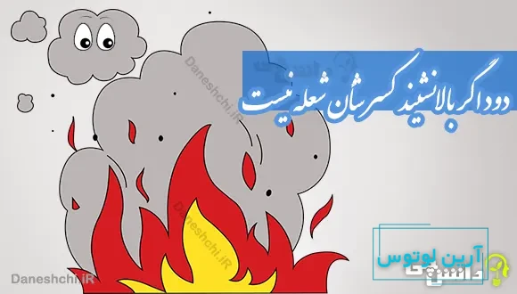 دود اگر بالا نشیند كسر شأن شعله نیست 