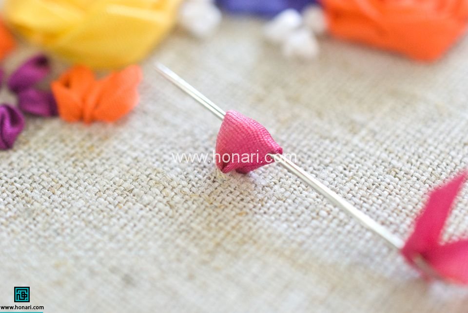 گل دوزی دسته گل 4