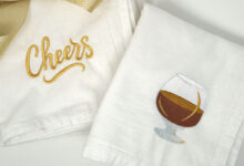 آموزش شماره دوزی روی حوله