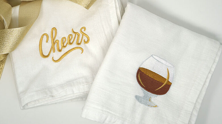 آموزش شماره دوزی روی حوله