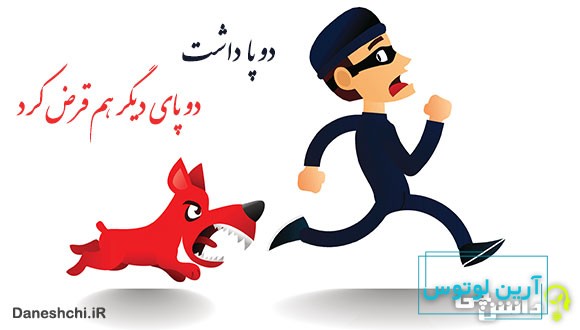 معنی دو پا داشت دو پای دیگر هم قرض کرد
