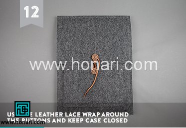 آموزش کیف تبلت نمدی 12