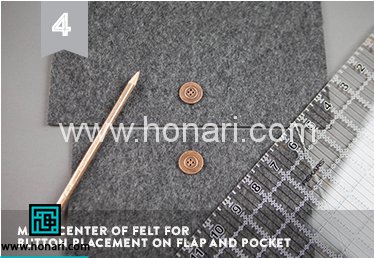 آموزش کیف تبلت نمدی 4