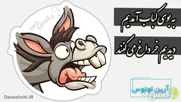 به بوی کباب آمدیم دیدیم خر داغ می کنند