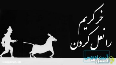 خر کریم را نعل کردن