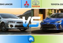 مقایسه میتسوبیشی لنسر و تویوتا کرولا